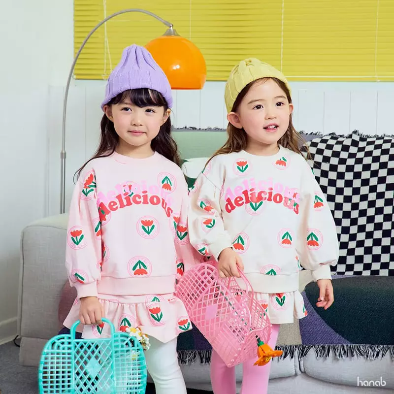 Hanab - Korean Children Fashion - #kidzfashiontrend - Delicious Top Bottom Set - 4