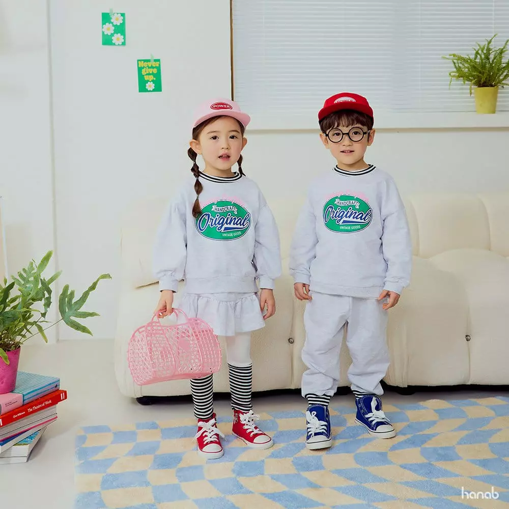 Hanab - Korean Children Fashion - #designkidswear - Original Top Bottom Set - 5
