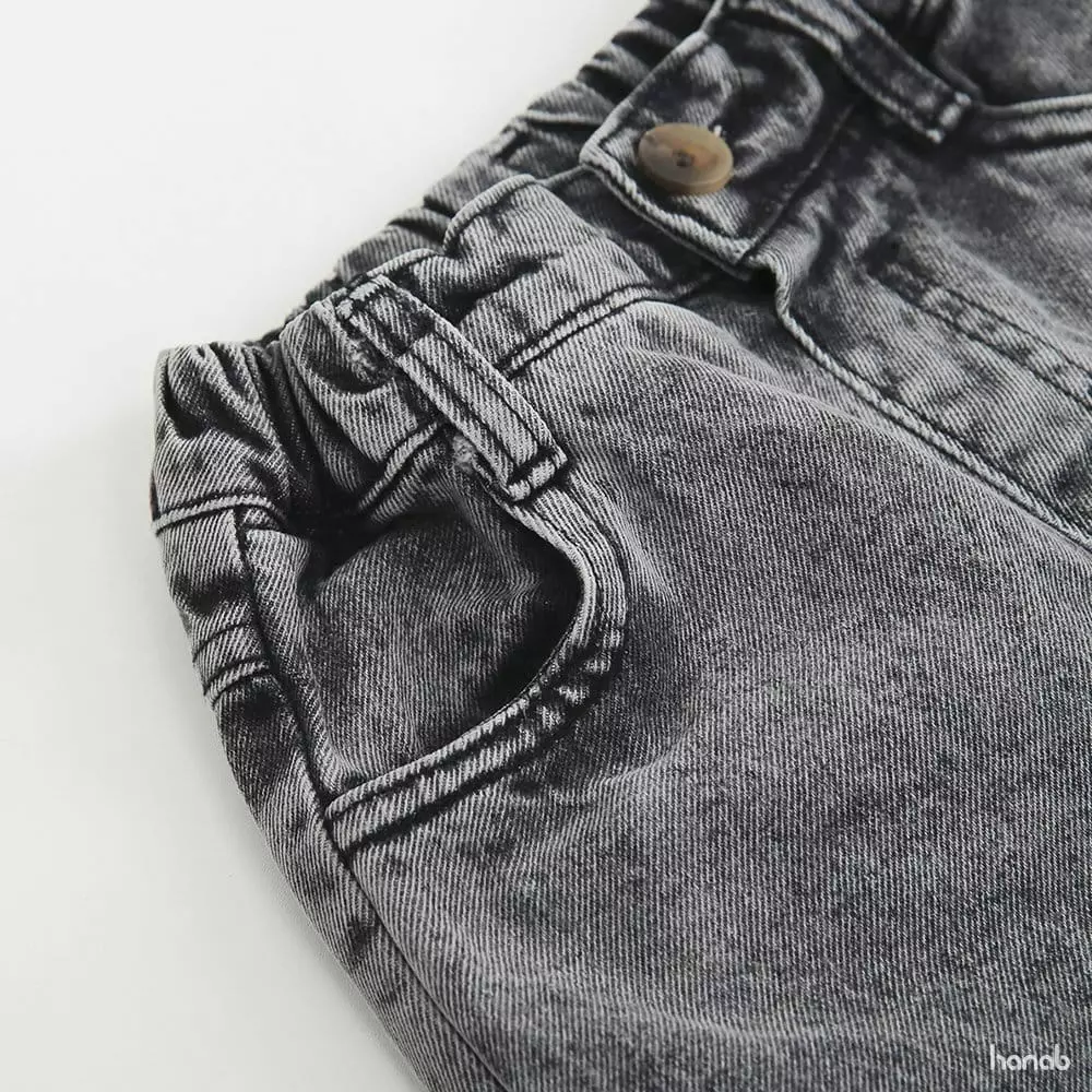 Hanab - Korean Children Fashion - #discoveringself - Stone Washing Jeans - 8