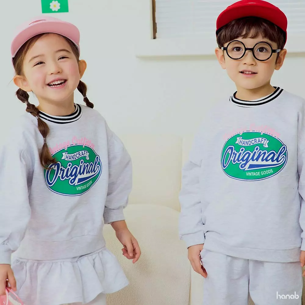 Hanab - Korean Children Fashion - #discoveringself - Original Top Bottom Set - 6