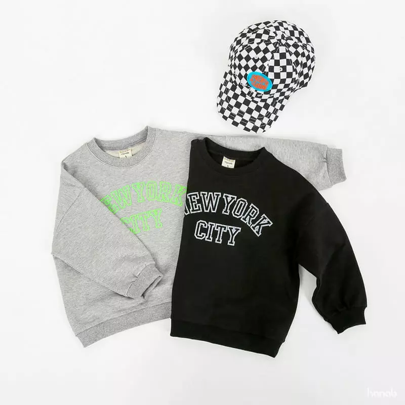 Hanab - Korean Children Fashion - #fashionkids - New York Top Bottom Set - 12