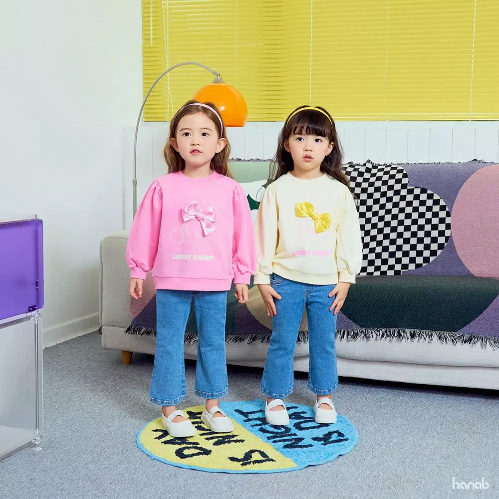 Hanab - Korean Children Fashion - #magicofchildhood - Ribbon Sweatshirt - 7