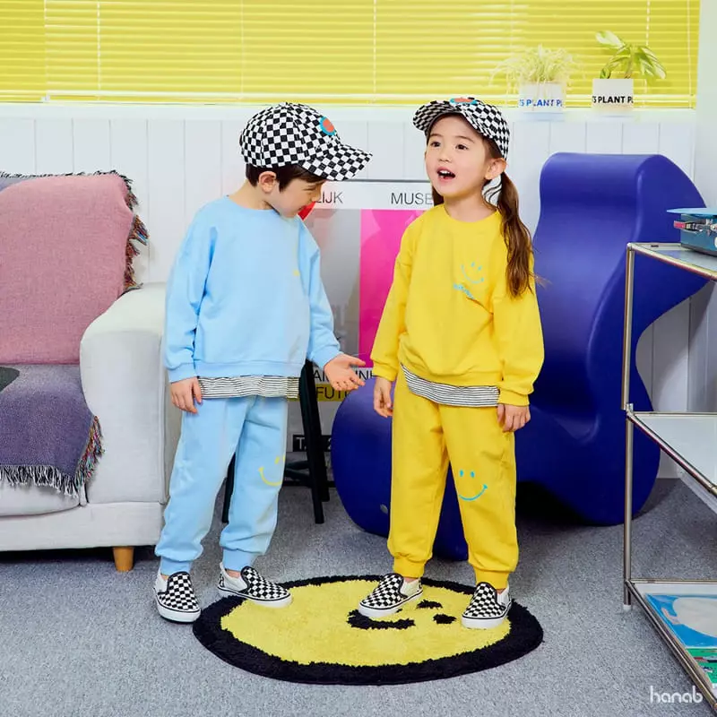 Hanab - Korean Children Fashion - #prettylittlegirls - Smile Day Top Bottom Set - 9