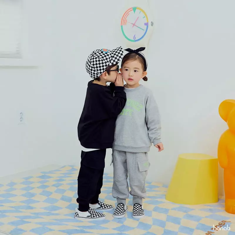 Hanab - Korean Children Fashion - #prettylittlegirls - New York Top Bottom Set - 6