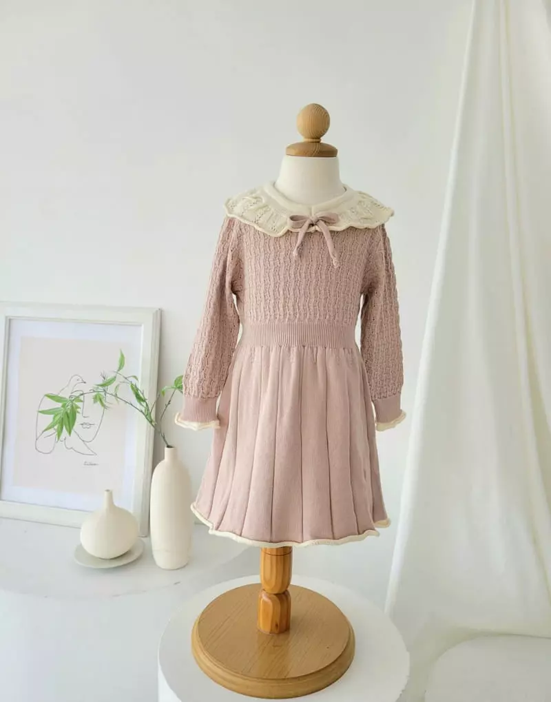 Hanacoco - Korean Children Fashion - #Kfashion4kids - Loving Knit One-piece - 4