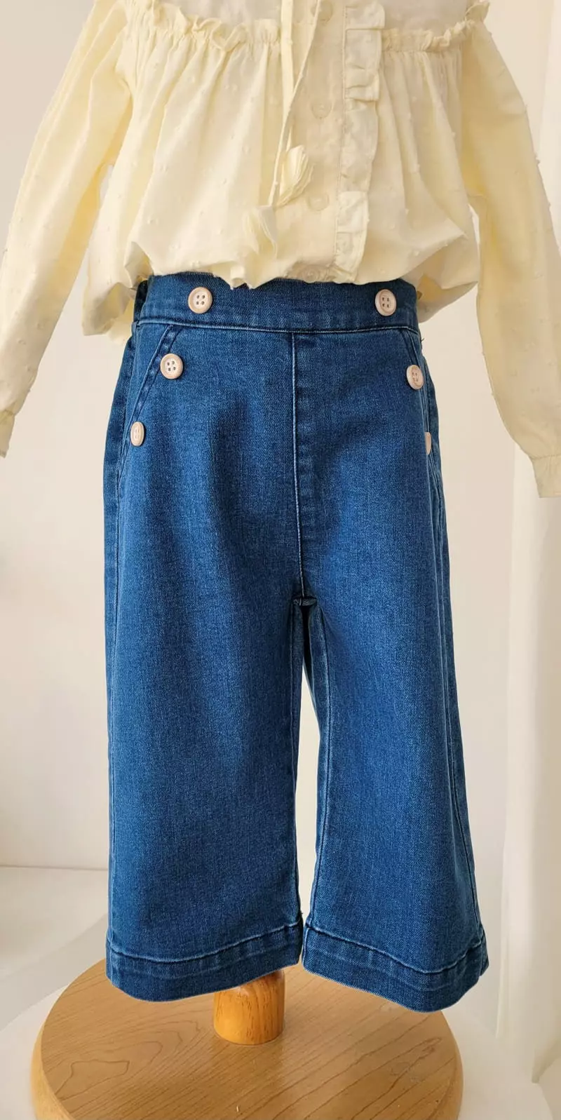 Hanacoco - Korean Children Fashion - #magicofchildhood - Denim Tong Jeans - 2