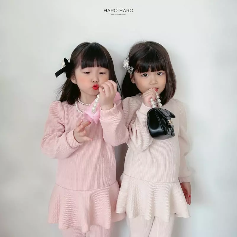 Haro Haro - Korean Children Fashion - #discoveringself - Princess Top Bottom Set
