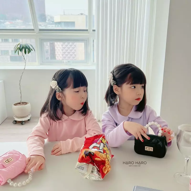 Haro Haro - Korean Children Fashion - #kidzfashiontrend - Coco Collar Tee - 11