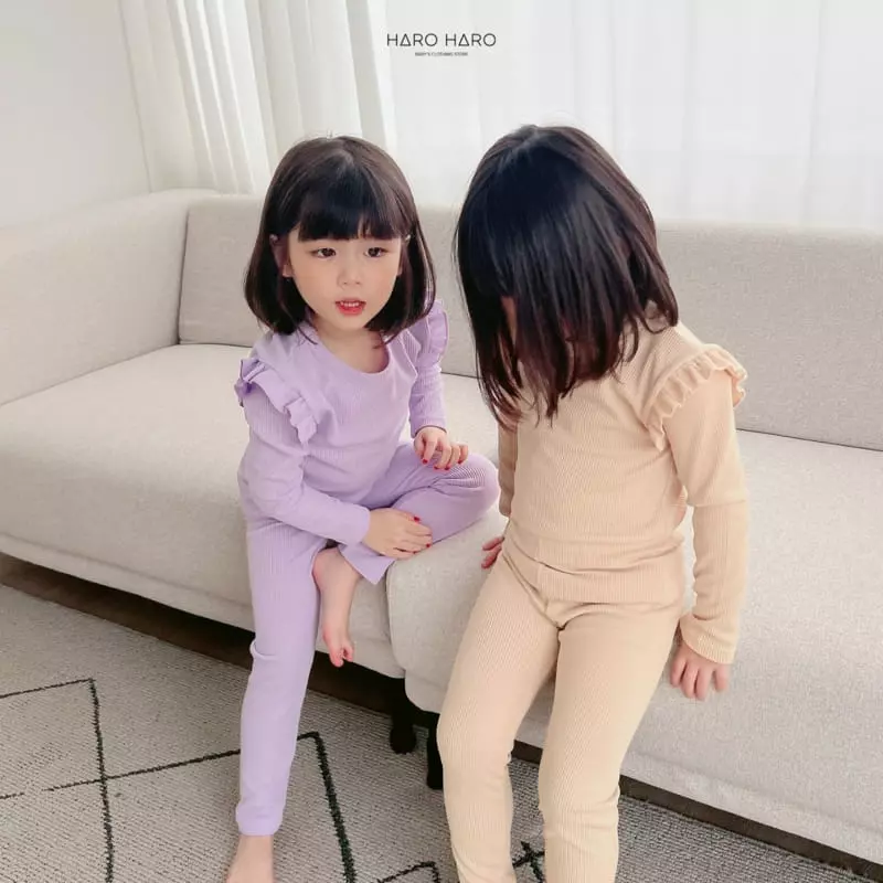 Haro Haro - Korean Children Fashion - #prettylittlegirls - Marcaroon Frill Easywear - 12
