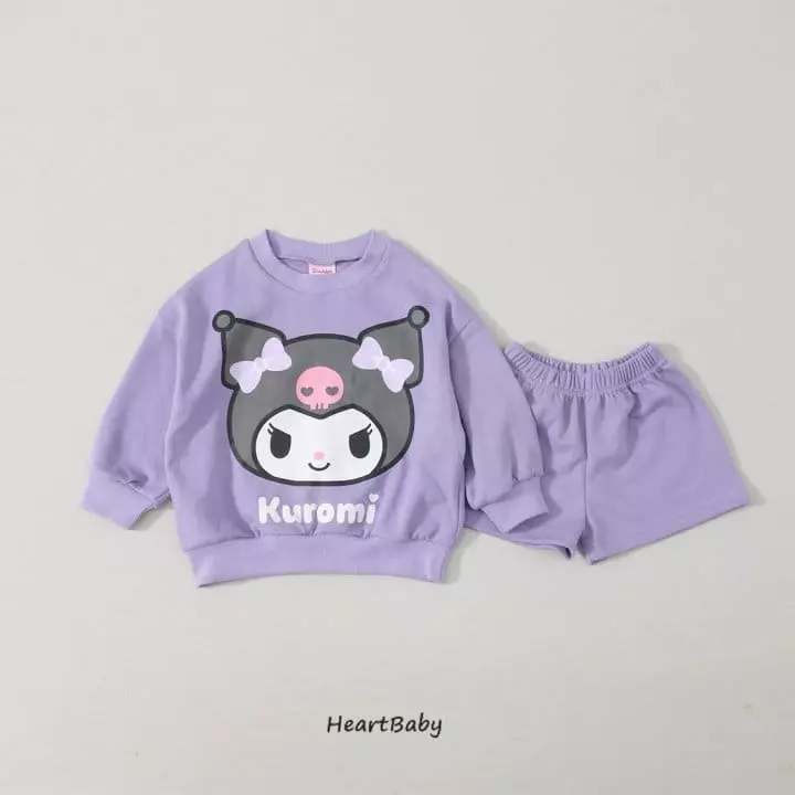 Heart Baby - Korean Children Fashion - #childrensboutique - Sanrio Top Bottom Set