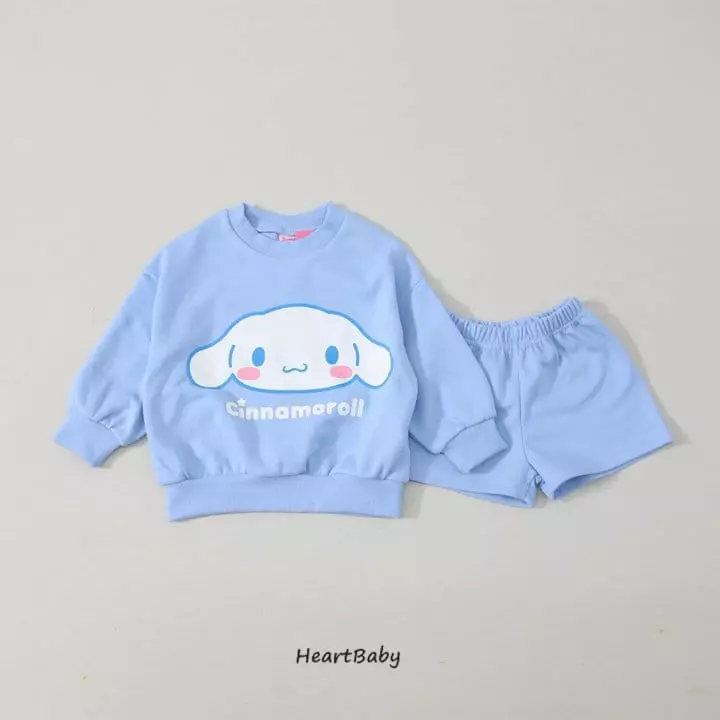 Heart Baby - Korean Children Fashion - #discoveringself - Sanrio Top Bottom Set - 3