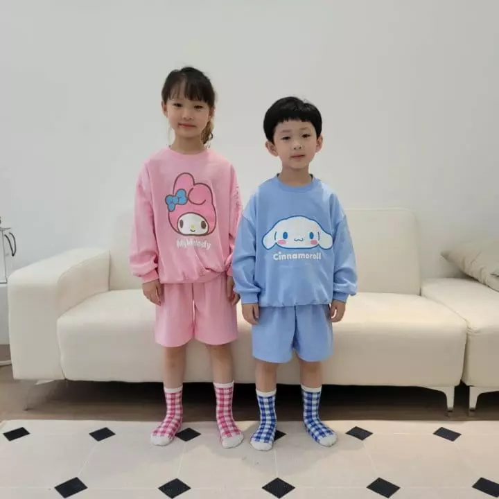 Heart Baby - Korean Children Fashion - #kidzfashiontrend - Sanrio Top Bottom Set - 7