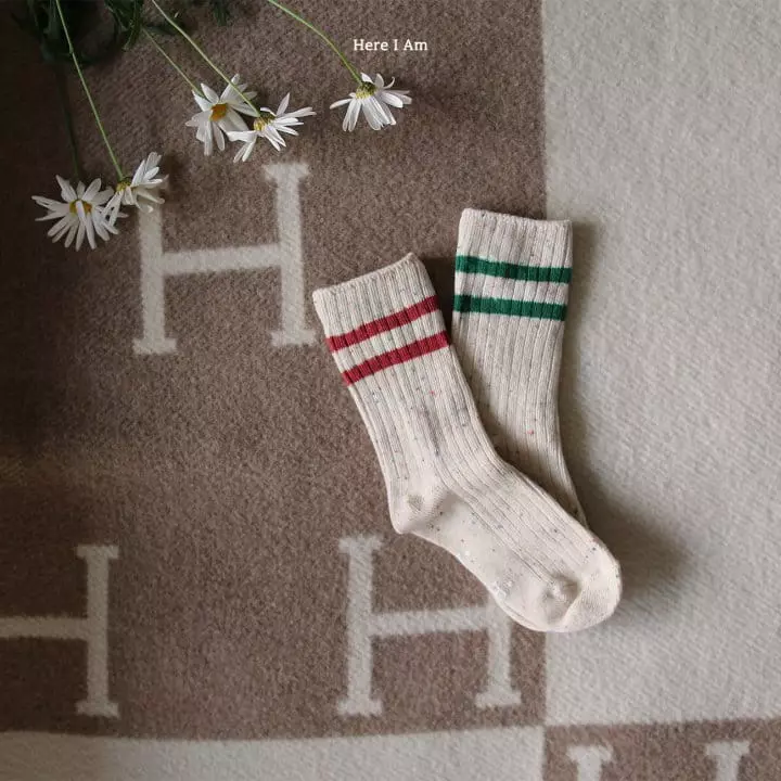 Here I Am - Korean Children Fashion - #designkidswear - Louis Socks - 5