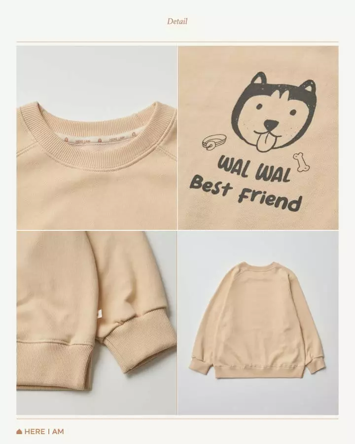 Here I Am - Korean Children Fashion - #fashionkids - Friends Sweatshirt - 12