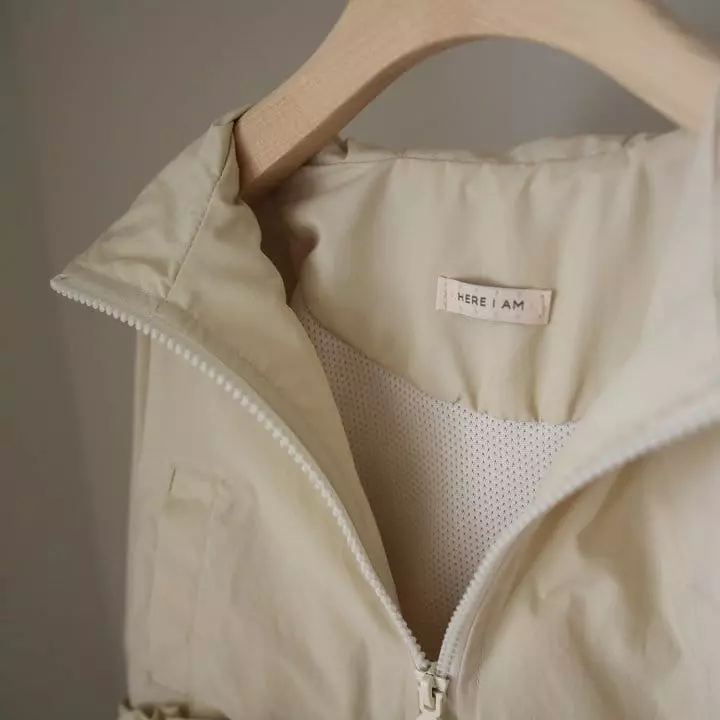 Here I Am - Korean Children Fashion - #fashionkids - Rose Shirring Anorak Jumper