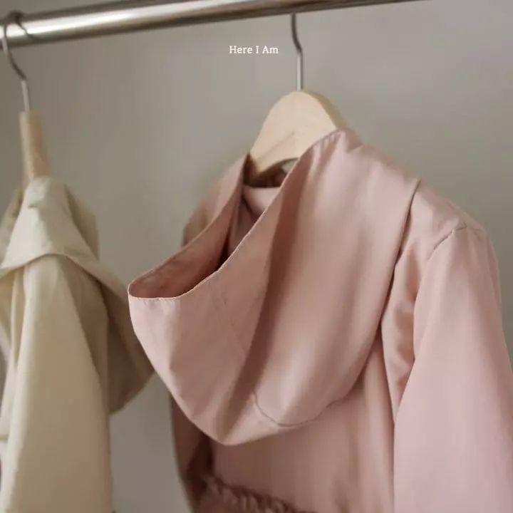 Here I Am - Korean Children Fashion - #kidsshorts - Rose Shirring Anorak Jumper - 2