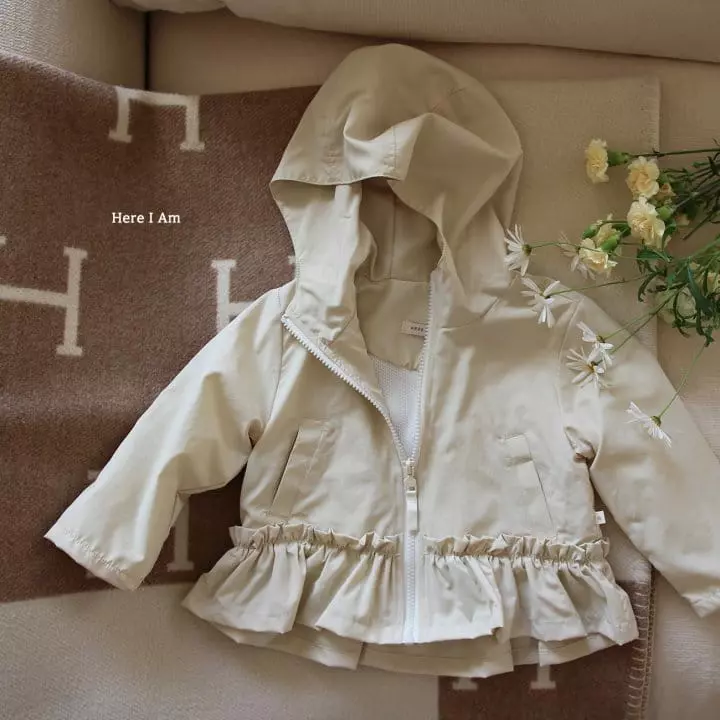 Here I Am - Korean Children Fashion - #kidsstore - Rose Shirring Anorak Jumper - 3