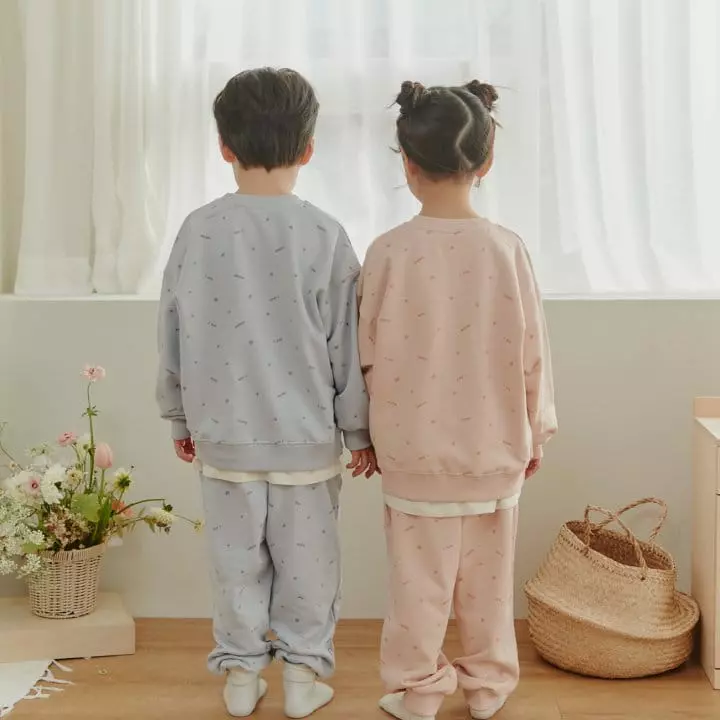 Here I Am - Korean Children Fashion - #kidzfashiontrend - Star Light Top Bottom Set - 3