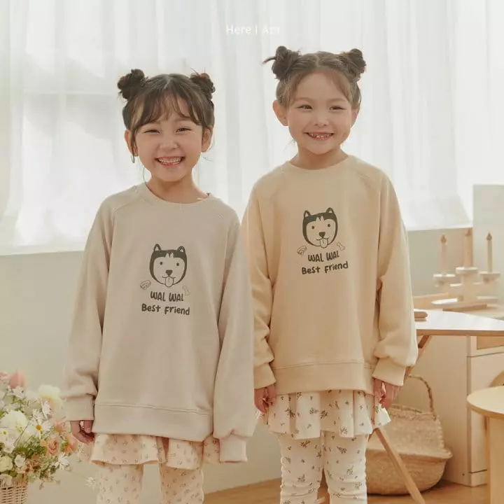 Here I Am - Korean Children Fashion - #littlefashionista - Friends Sweatshirt
