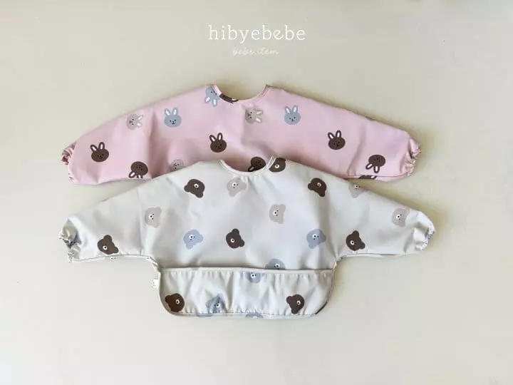 Hi Byebebe - Korean Baby Fashion - #babyootd - Baby Bear Waterproof Bib