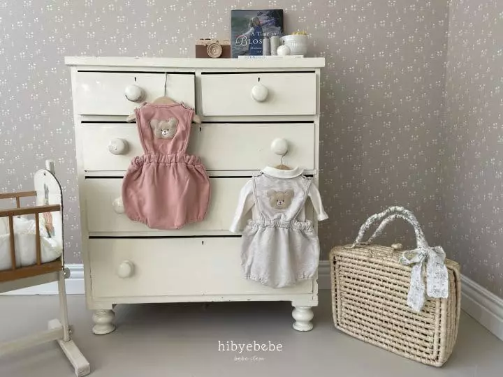 Hi Byebebe - Korean Baby Fashion - #babyoutfit - Boo Bear Bodysuit - 2