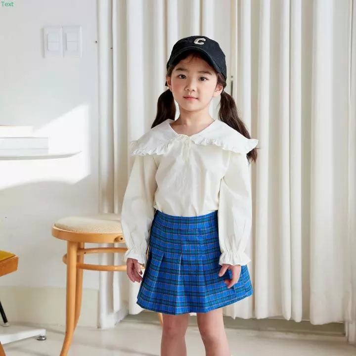 Honeybee - Korean Children Fashion - #todddlerfashion - Frill Blouse