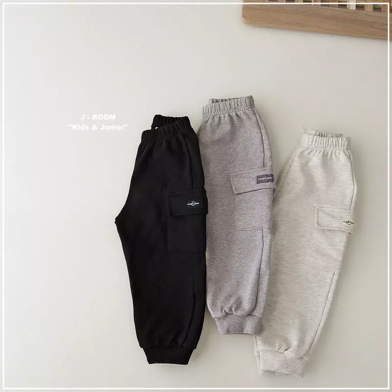 J-Room - Korean Children Fashion - #Kfashion4kids - Label Terry Pants - 7