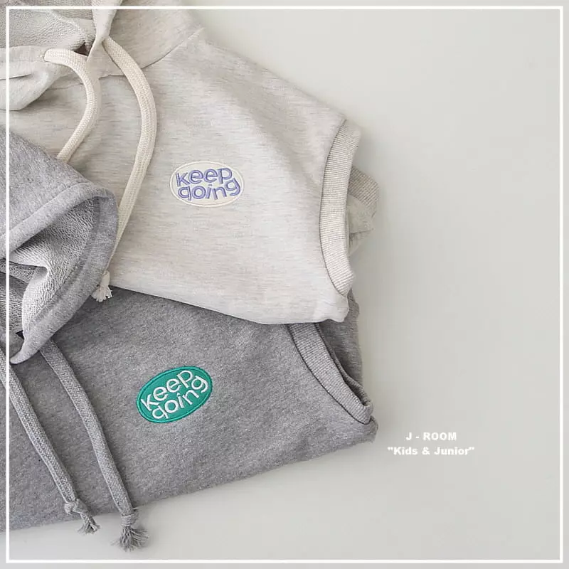 J-Room - Korean Children Fashion - #prettylittlegirls - Patch Hoody Vest - 4
