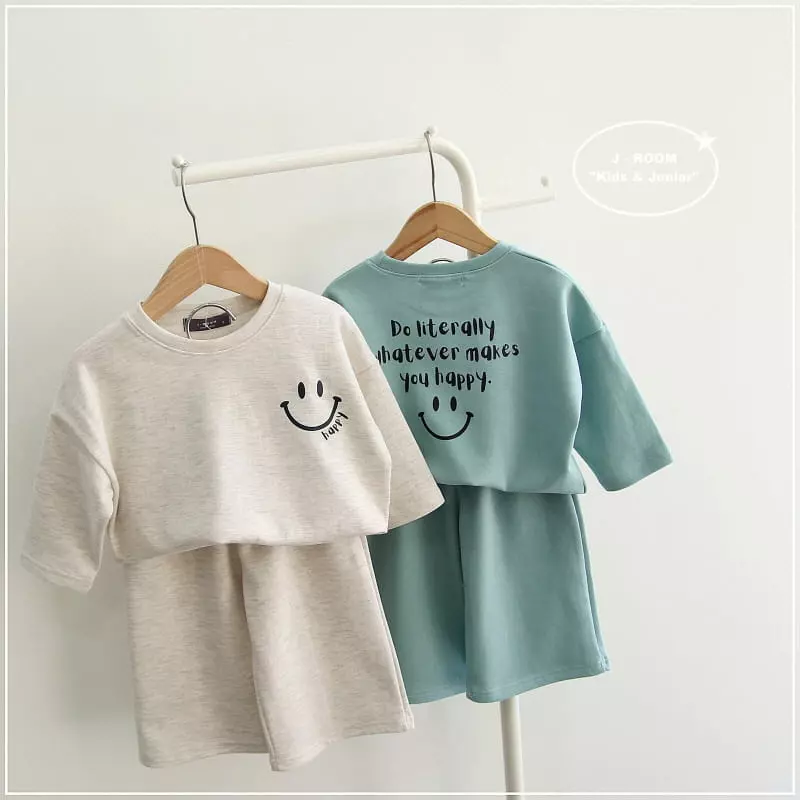 J-Room - Korean Children Fashion - #childofig - Happy Wode Top Bottom Set