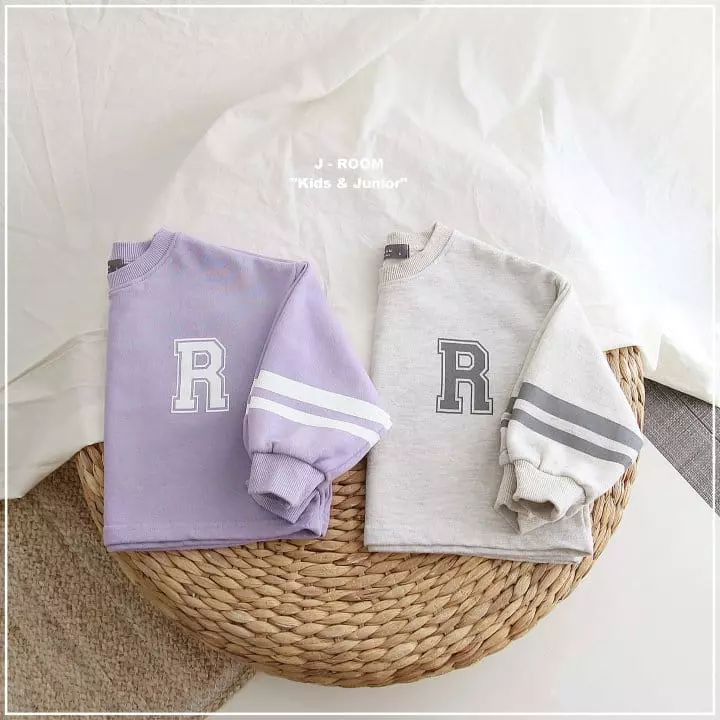 J-Room - Korean Children Fashion - #childofig - Line Semi Crop Sweatshirt - 10