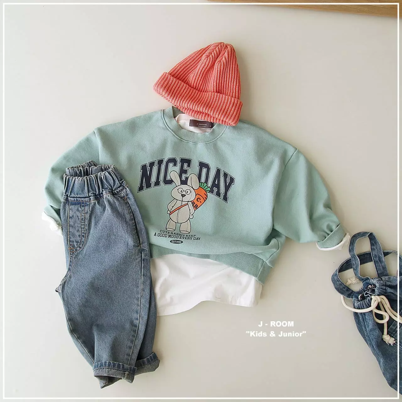 J-Room - Korean Children Fashion - #childofig - Rabbit Sweatshirt - 7