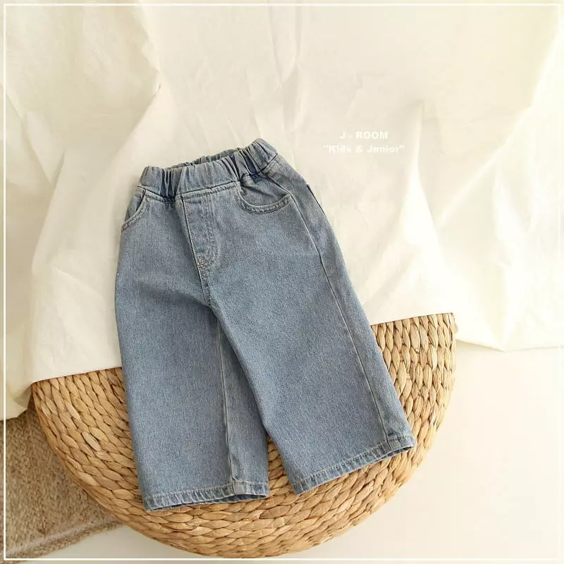 J-Room - Korean Children Fashion - #childrensboutique - Wide Jeans - 2
