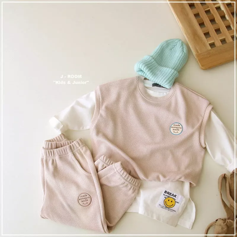J-Room - Korean Children Fashion - #designkidswear - Rib Wapen Vest - 5