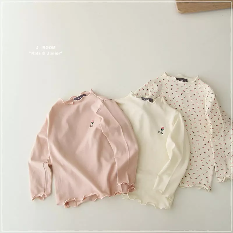 J-Room - Korean Children Fashion - #designkidswear - Tulip Terry Tee - 2