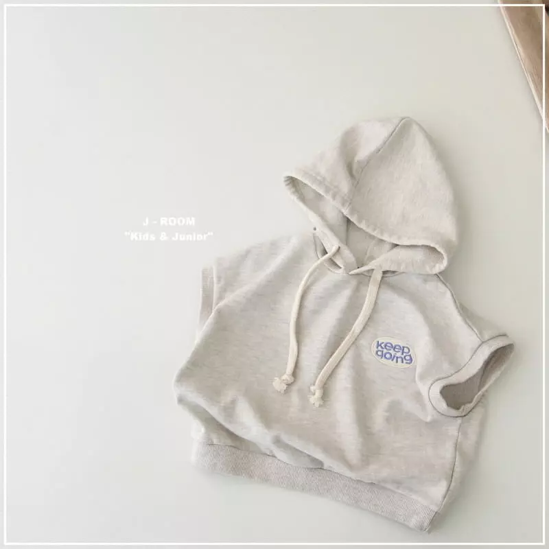 J-Room - Korean Children Fashion - #fashionkids - Patch Hoody Vest - 9