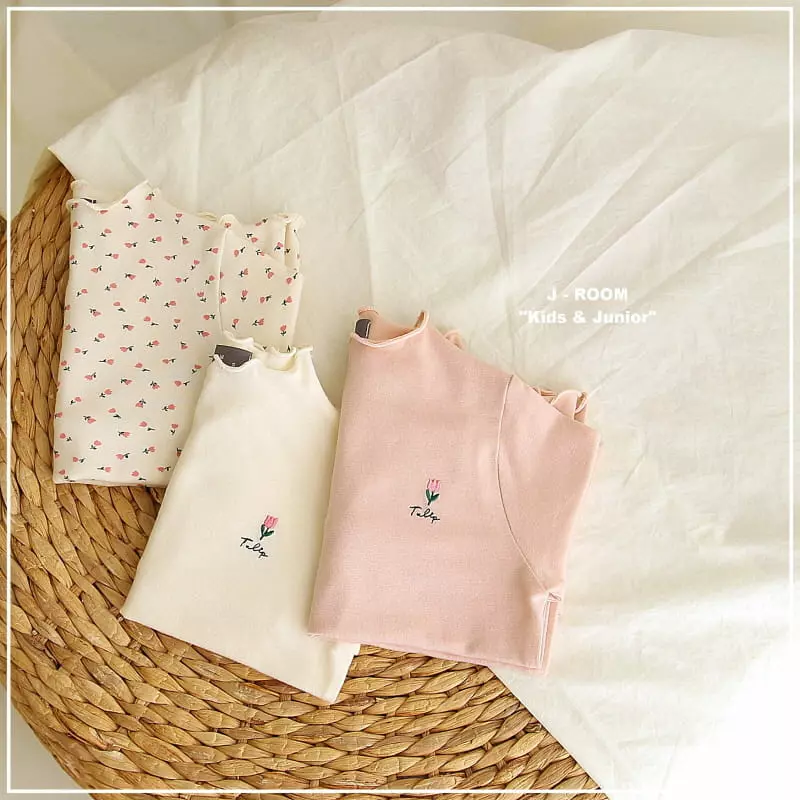 J-Room - Korean Children Fashion - #discoveringself - Tulip Terry Tee - 4