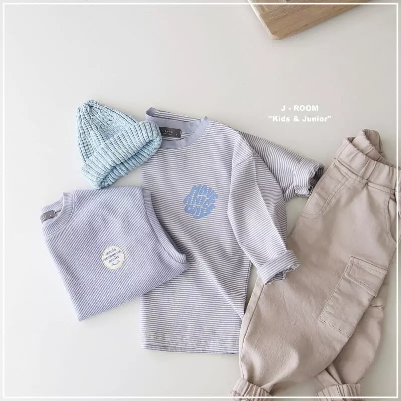 J-Room - Korean Children Fashion - #fashionkids - Have Stripes Tee - 3