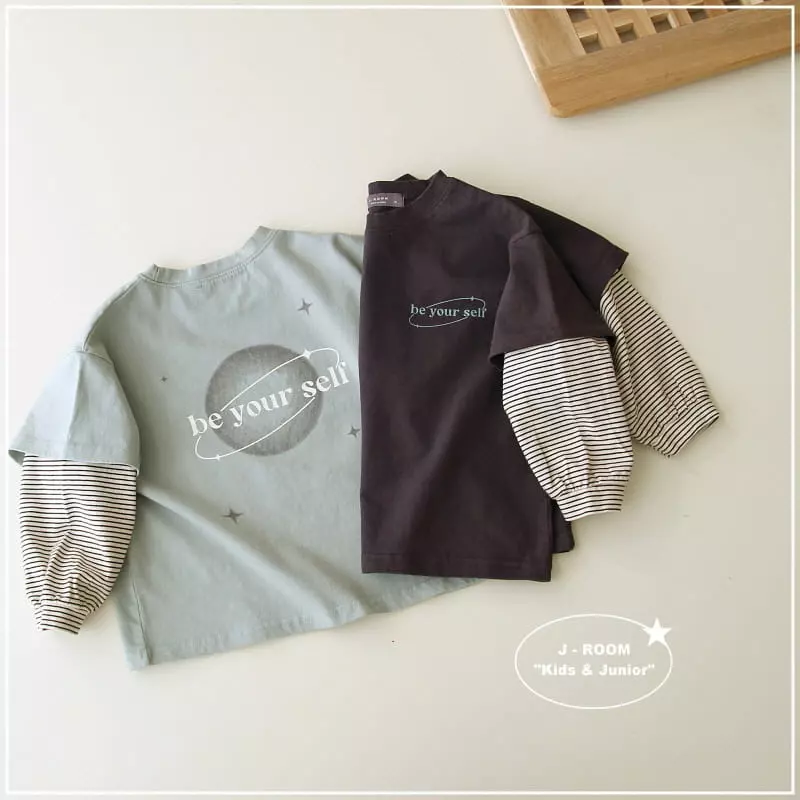 J-Room - Korean Children Fashion - #fashionkids - Self Color Tee - 2