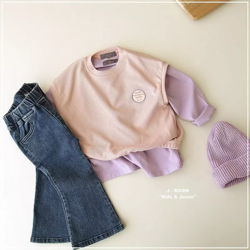 J-Room - Korean Children Fashion - #kidsshorts - Rib Wapen Vest - 8