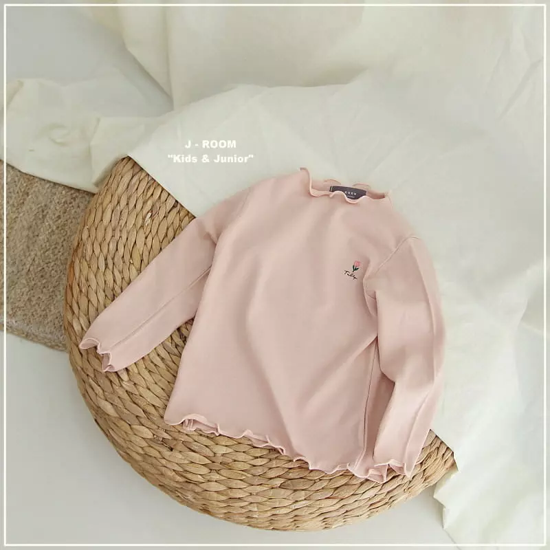 J-Room - Korean Children Fashion - #kidsshorts - Tulip Terry Tee - 5