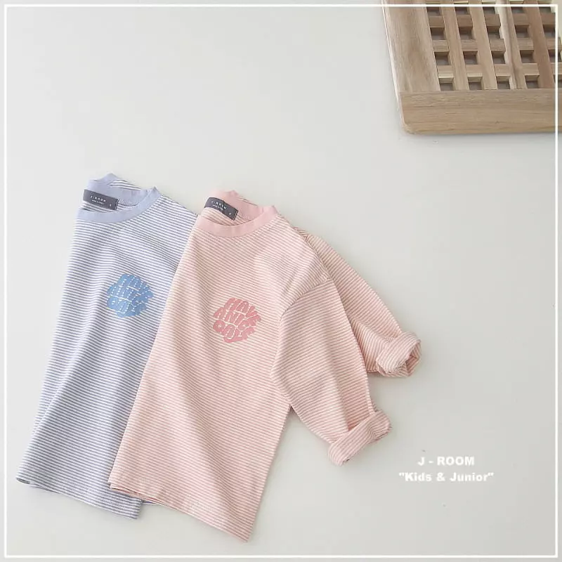J-Room - Korean Children Fashion - #fashionkids - Have Stripes Tee - 4