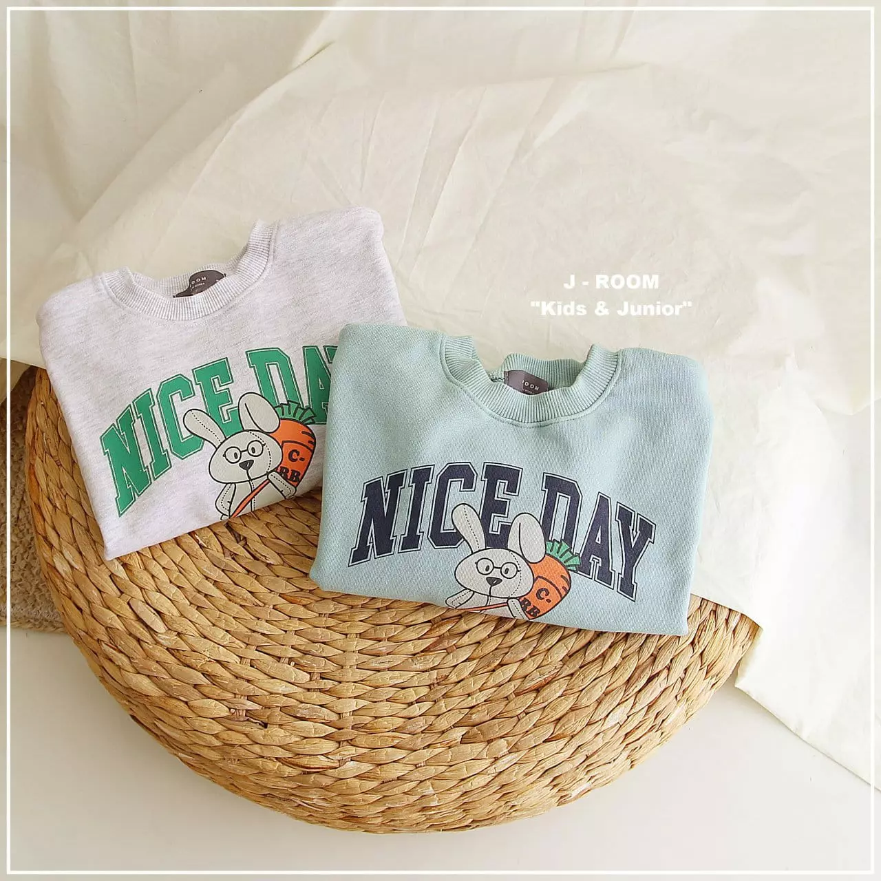 J-Room - Korean Children Fashion - #kidsshorts - Rabbit Sweatshirt - 12