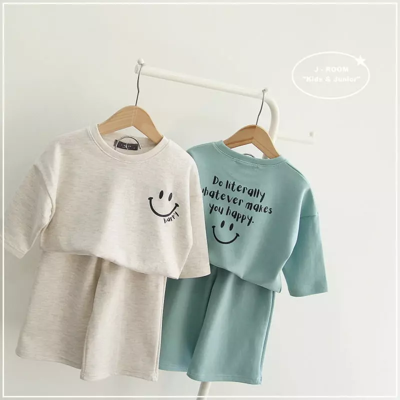 J-Room - Korean Children Fashion - #kidsstore - Happy Wode Top Bottom Set - 7