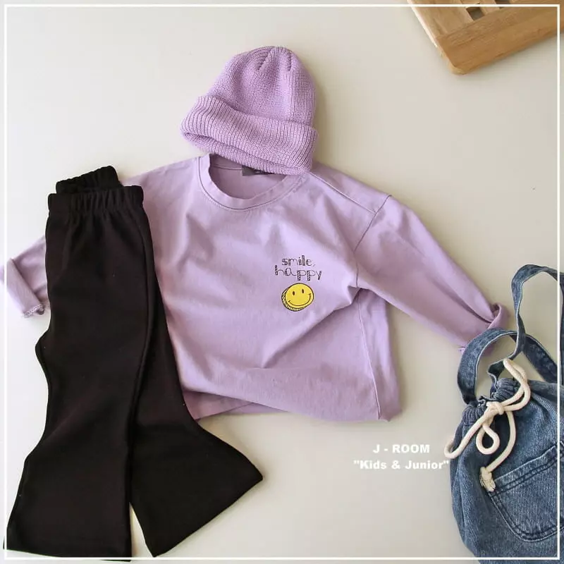 J-Room - Korean Children Fashion - #kidsstore - Lettering Smile Tee - 7