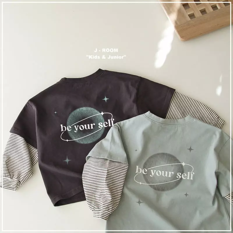 J-Room - Korean Children Fashion - #kidsshorts - Self Color Tee - 4