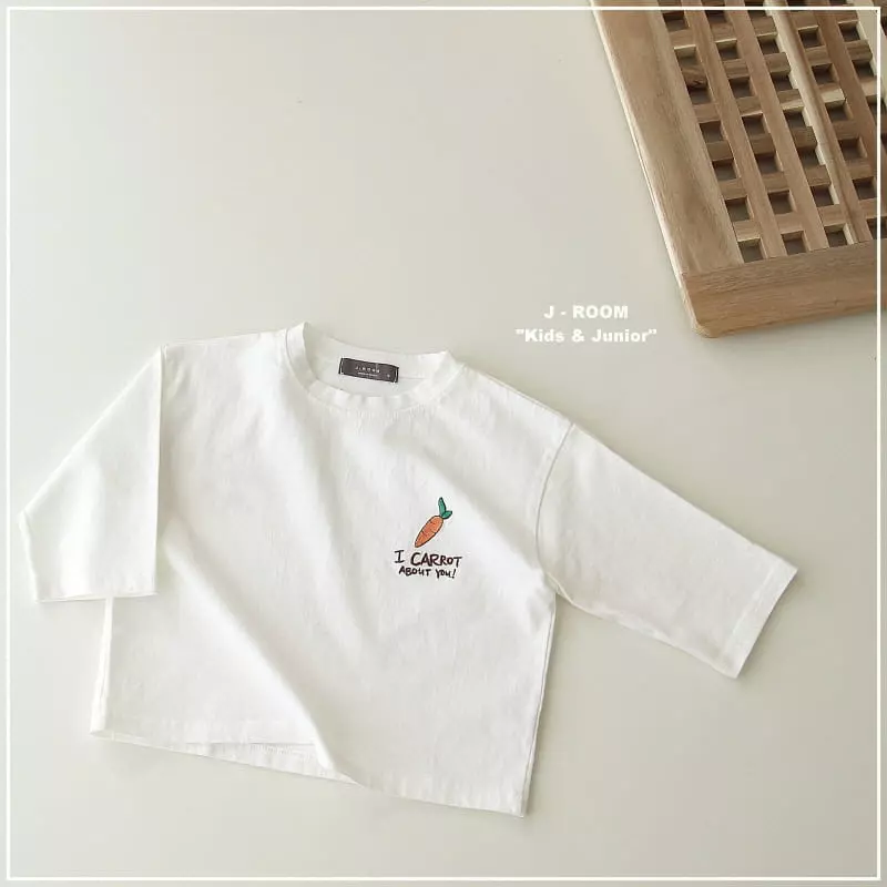 J-Room - Korean Children Fashion - #kidzfashiontrend - Carrot Embroidery Tee - 9