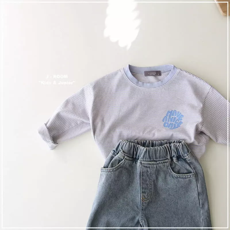 J-Room - Korean Children Fashion - #kidzfashiontrend - Have Stripes Tee - 6