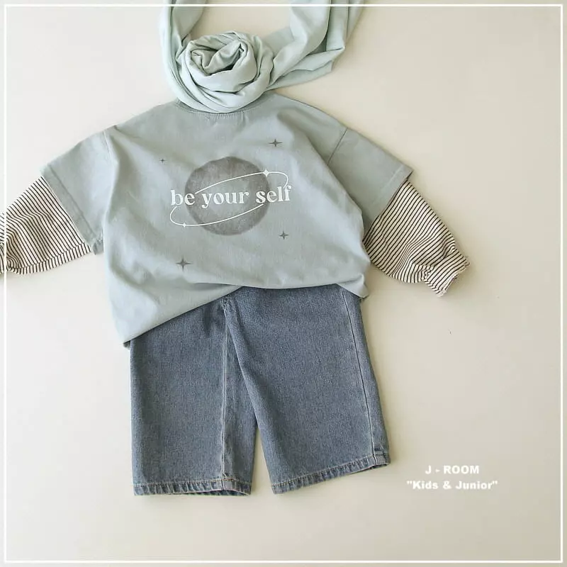 J-Room - Korean Children Fashion - #kidzfashiontrend - Self Color Tee - 5