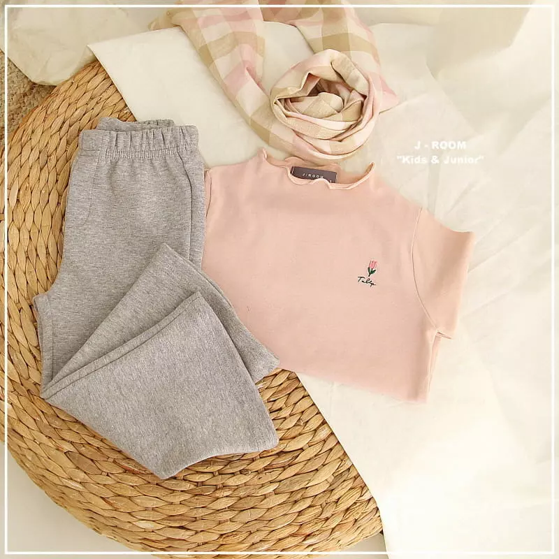 J-Room - Korean Children Fashion - #littlefashionista - Tulip Terry Tee - 9