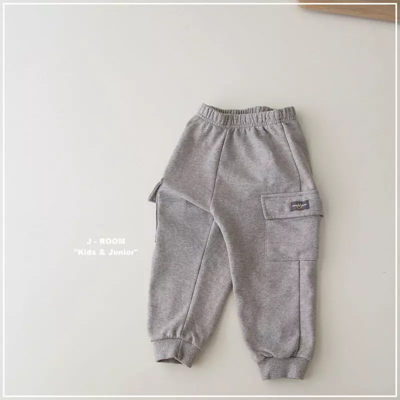 J-Room - Korean Children Fashion - #magicofchildhood - Label Terry Pants - 9
